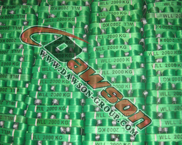 WLL 2 Ton Polyester Webbing Slings - Polyester Lifting Slings - Dawson Group Ltd. - China Supplier